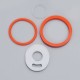 Authentic Vapesoon Silicone O-ring Set for SMOKTech TFV8 Big Baby Clearomizer (4 PCS)