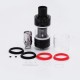 Authentic Sense Blazer Mini Sub Ohm Tank - Black + Transparent, Stainless Steel + Pyrex Glass, 3.6ml, 0.6 ohm / 0.4 ohm