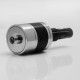 Authentic Simeiyue Loki RDA Rebuildable Dripping Atomizer - Black + Silver, Stainless Steel, 24mm