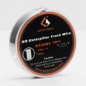 Authentic GeekVape SS316L Caterpillar Track Heating Wire for RBA Atomizers - Silver, 28GA x 4 + 30GA, 3m (10 Feet)