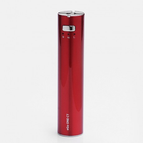 Authentic Joyetech eGo ONE CT 2200mAh XL Battery - Cherry Red, Stainless Steel