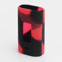 Authentic Vapesoon Protective Case Sleeve for Wismec Predator 228 Mod - Black + Red, Silicone