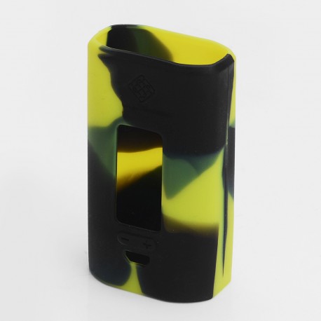 Authentic Vapesoon Protective Case Sleeve for Wismec Predator 228 Mod - Black + Green, Silicone
