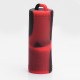 Authentic Vapesoon Protective Case Sleeve for 26650 Battery - Black + Red, Silicone