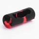 Authentic Vapesoon Protective Case Sleeve for 26650 Battery - Black + Red, Silicone