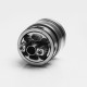 Authentic IJOY RDTA 5 Rebuildable Dripping Tank Atomizer - Silver, Stainless Steel, 4ml, 25mm Diameter