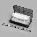 Authentic GeekVape 3 in 1 Prebuilt Kanthal A1 Coil + Cotton + 18650 Battery Case Kit - (Clapton 28GA x 2 / Paralleled + 32GA)