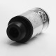 Authentic Augvape Merlin RDTA Rebuildable Dripping Tank Atomizer - Silver, Stainless Steel + Glass, 3.5ml, 24mm Diameter