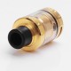 Authentic Augvape Merlin Mini RTA Rebuildable Tank Atomizer - Gold, Stainless Steel + Glass, 2mL, 24mm Diameter