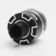 Authentic Poseidon IIII RDA Rebuildable Dripping Atomizer - Black, Stainless Steel, 24mm Diameter