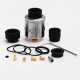 Authentic Vandy Vape ICON RDA Rebuidlable Dripping Atomizer w/ BF Pin - Silver, Stainless Steel, 24mm Diameter
