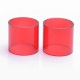 Authentic Iwodevape Replacement Glass Tank for SMOK TFV12 Atomizer - Red (2 PCS)