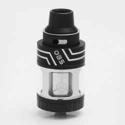 Authentic OBS Engine Sub Ohm Tank Clearomizer - Black, Stainless Steel + Glass, 5.3ml, 0.2 Ohm, 25mm Diameter