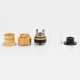 Authentic Digiflavor Pharaoh RTA Rebuildable Tank Atomizer - Gold, Stainless Steel, 4.6ml, 25mm Diameter