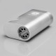 Authentic Coppervape BF Mechanical Box Mod - Silver, Stainless Steel + Aluminum, 1 x 18650, 10ml Dropper Bottle