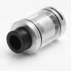 Authentic ADVKEN CP RTA Rebuildable Tank Atomizer - Silver, Stainless Steel + Glass, 2.5ml, 24mm Diameter