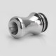 Authentic Aspire Replacement Drip Tip for Nautilus 2 Tank - Silver, Stainless Steel