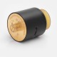 Authentic Augvape Druga RDA Rebuildable Dripping Atomizer for Electronic Cigarette - Black, 304 Stainless Steel, 24mm Diameter