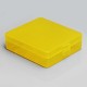 Authentic Iwodevape Protective Four-Slot Storage Case for 18650 Battery - Yellow, Plastic