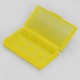 Authentic Iwodevape Protective Dual-Slot Storage Case for 18650 / 16430 Battery - Yellow, Plastic
