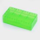 Authentic Iwodevape Protective Dual-Slot Storage Case for 18650 / 16430 Battery - Green, Plastic