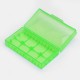Authentic Iwodevape Protective Dual-Slot Storage Case for 18650 / 16430 Battery - Green, Plastic