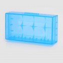 Authentic Iwodevape Protective Dual-Slot Storage Case for 18650 / 16430 Battery - Blue, Plastic