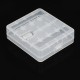 Authentic Iwodevape Protective Four-Slot Storage Case for 18650 Battery - Translucent, Plastic