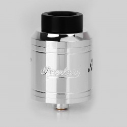 Authentic GeekVape Peerless RDA Special Edition Rebuildable Dripping Atomizer - Silver, Stainless Steel, 24mm Diameter