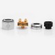 Authentic Hellvape Trishul RDA Rebuildable Dripping Atomizer - Silver, Stainless Steel, 24mm Diameter