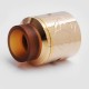 Authentic OBS Cheetah II RDA Rebuildable Dripper Atomizer - Gold, Stainless Steel + PEI, 24mm Diameter