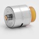 Authentic OBS Cheetah II RDA Rebuildable Dripper Atomizer - Silver, Stainless Steel + PEI, 24mm Diameter