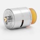 Authentic OBS Cheetah II Mini RDA Rebuildable Dripper Atomizer - Silver, Stainless Steel + PEI, 22mm Diameter