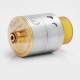 Authentic Vandy Vape Pulse 22 BF RDA Rebuildable Dripping Atomizer - Silver, Stainless Steel, 22mm Diameter