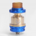Authentic VandyVape Kylin RTA Rebuildable Tank Atomizer - Blue, Stainless Steel + Pyrex Glass, 6ml, 24mm Diameter