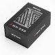 Authentic Rofvape Warlock Z Box 233 Carbon Fiber Pattern TC VW Variable Wattage Box Mod - Black, Zinc Alloy, 7~233W, 2 x 18650