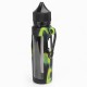 Authentic Iwodevape Protective Case Sleeve w/ Hanging Buckle for 60ml E-juice Bottle - Black + Green, Silicone
