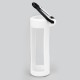 Authentic Iwodevape Protective Case Sleeve w/ Hanging Buckle for 60ml E-juice Bottle - White, Silicone