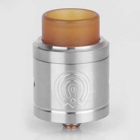 Authentic Wotofo VAPOROUS RDA Rebuildable Dripping Atomizer w/ BF Pin - Silver, 316 Stainless Steel, 24mm