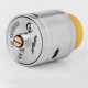 Authentic Wotofo VAPOROUS RDA Rebuildable Dripping Atomizer w/ BF Pin - Silver, 316 Stainless Steel, 24mm