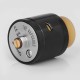 Authentic Wotofo VAPOROUS RDA Rebuildable Dripping Atomizer w/ BF Pin - Black, 316 Stainless Steel, 24mm