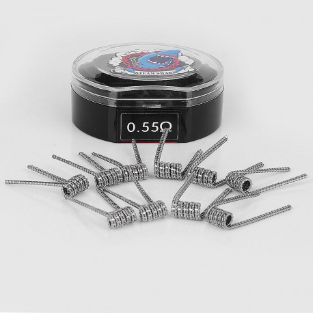 Authentic Vapethink Juggernaut Kanthal A1 Pre-coiled Wire for RBA - 0.55 Ohm, (28 GA + 32 GA) x 2 + (0.1 x 0.5mm Flat), (10 PCS)
