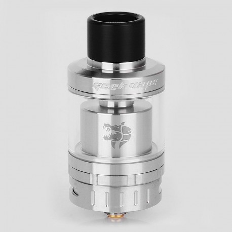 Authentic GeekVape Ammit 25 RTA Rebuildable Tank Atomizer - Silver, Stainless Steel, 2ml / 5ml, 25mm Diameter