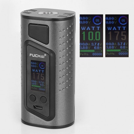 Authentic Sigelei Duo-3 2-Cover Version 255W TC VW Variable Wattage Box Mod - Gun Metal, 10~255W, 2 / 3 x 18650