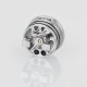 Authentic GeekVape Tsunami Pro 25 RDA Rebuildable Dripping Atomizer - Silver, Stainless Steel, 25mm Diameter