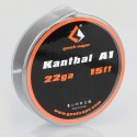 Authentic Geekvape Kanthal A1 Heating Resistance Wire for RBA / RDA / RTA Atomizers - 22GA, 0.65mm x 5m (15 Feet)