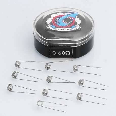 Authentic VapeThink Kanthal A1 28 AWG / 28 AWG Twisted Coil Pre-coiled Resistance Wire for RBA / RDA / RTA - 0.6 Ohm (10 PCS)