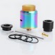 Authentic Augvape Druga RDA Rebuildable Dripping Atomizer - Rainbow, Stainless Steel, 24mm Diameter