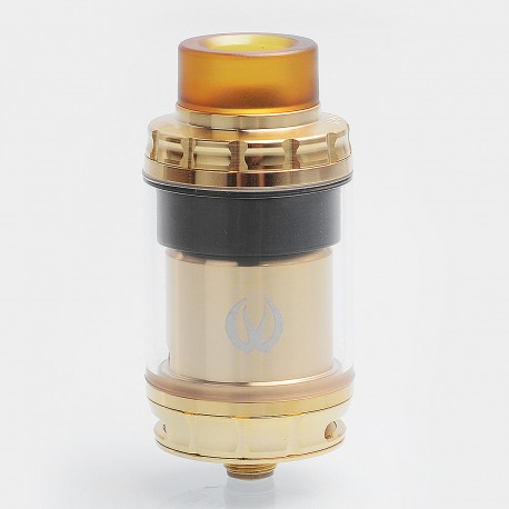 Authentic VandyVape GOVAD RTA Rebuildable Tank Atomizer - Gold, Stainless Steel + Pyrex Glass, 4ml, 24mm Diameter