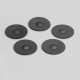 Authentic Iwodevape Heat Dissipation Heat Sink for Atomizers - Black + White, PC, 22mm Diameter (10 PCS)